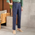 All-match Cotton Casual Denim High-waisted Pants - Minihomy