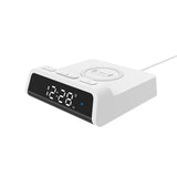 Multifunctional 15W Wireless Charger Clock Alarm Clock Factory Private Model