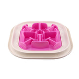 Anti-choking dog bowl slow food bowl