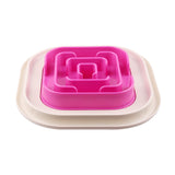 Anti-choking dog bowl slow food bowl