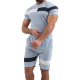 Short-sleeved fitness suit