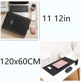 Extra Large Leather Mouse Pad - Double-Sided Design