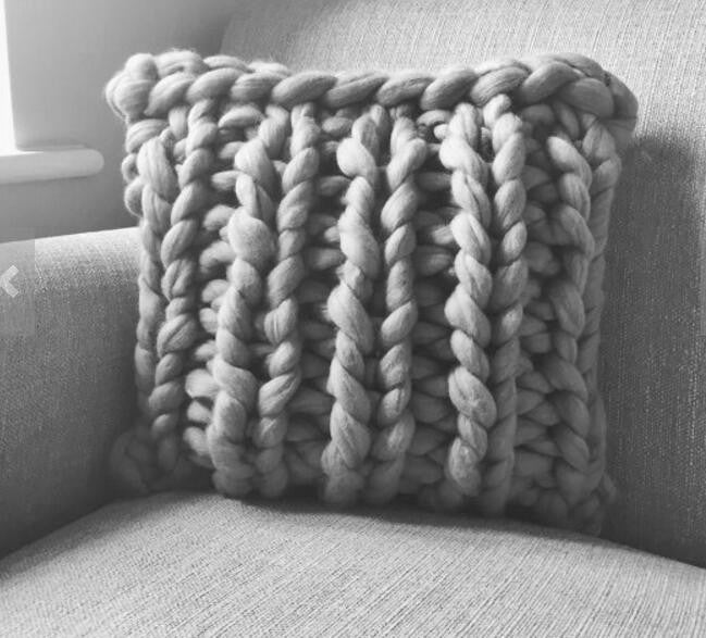 Handmade Square Chunky Pillow