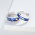 Fashionable And Elegant Sea Blue Starry Sky Couple Ring - Minihomy