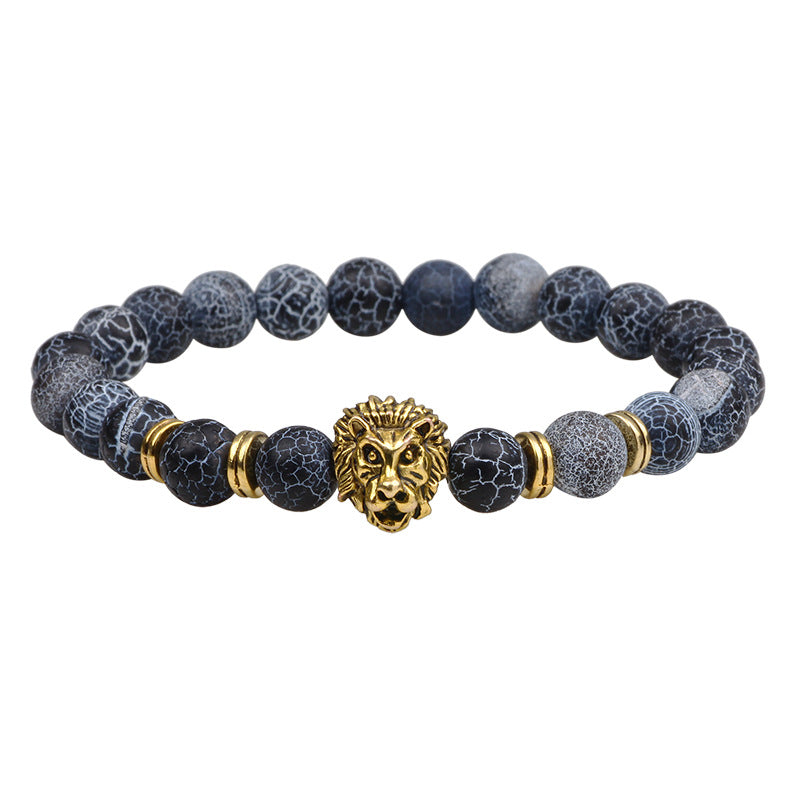 Natural Stone Owl Head Yoga Bracelet - Minihomy