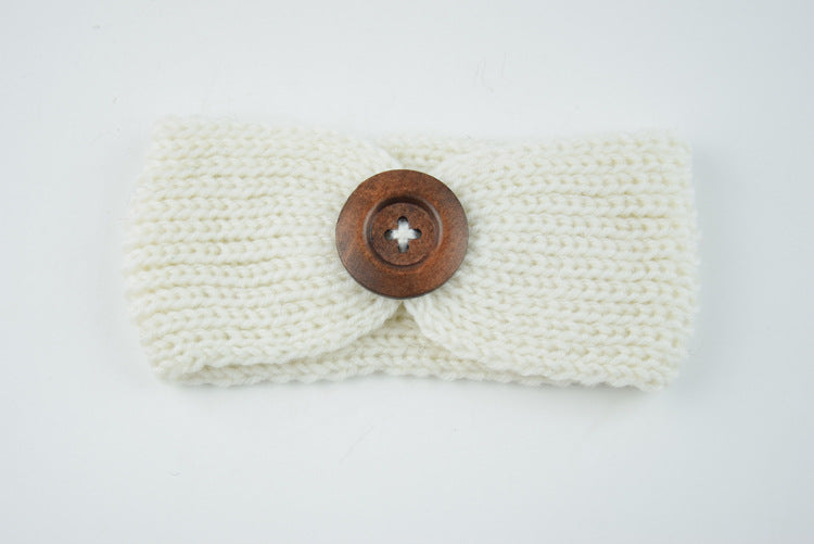 Baby wool headband hand-woven hair accessories