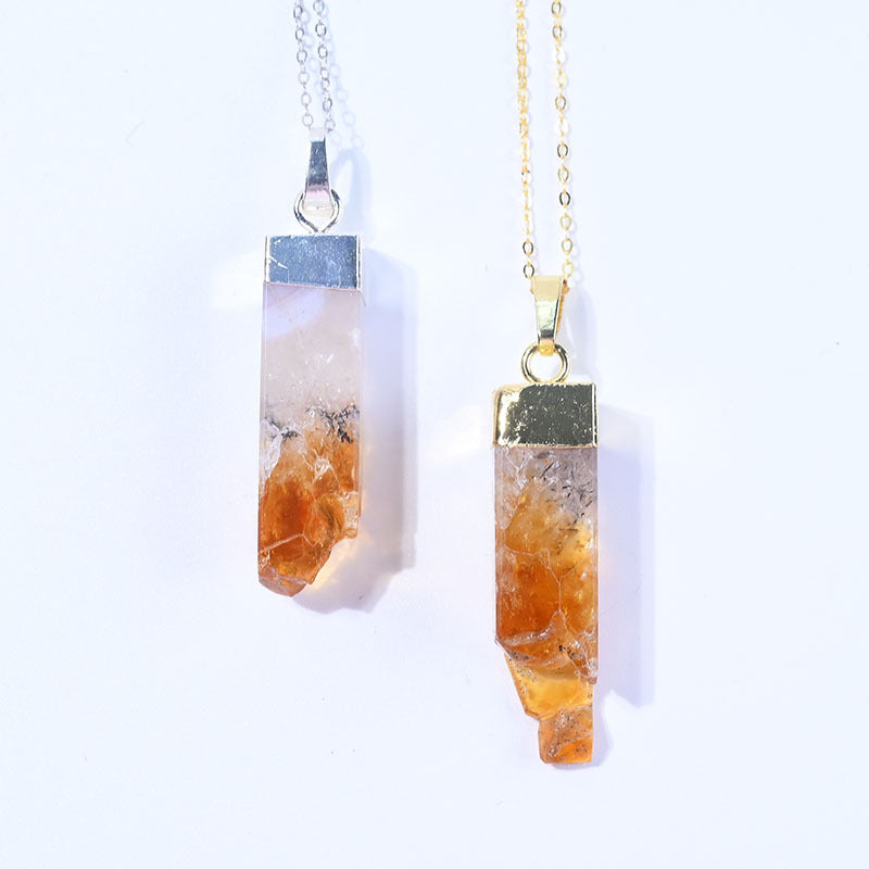 Citrine Necklace For Women - Minihomy