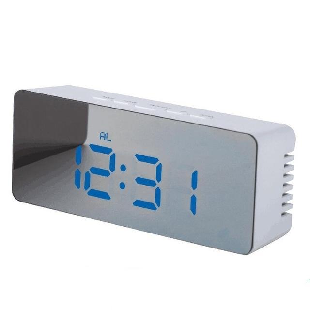 Digital LED multi-function mirror clock - Minihomy