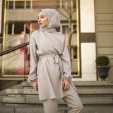 Arab girl Muslim two-piece suit - Minihomy