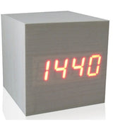 Mini Wooden LED Electronic Clock - Minihomy