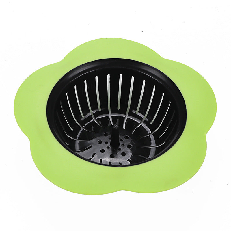 Kitchen Sink Drain Strainer Sewer Bathroom Floor Drain Sink Anti-Clogging Partition