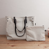 Large Japanese Canvas Tote Bags - High Capacity