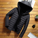 Men's Winter Short Padded Jacket with Plus Velvet Lining