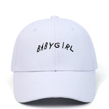 BABYGIRL Letter Embroidered Baseball Cap Outdoor Sports Sun Visor