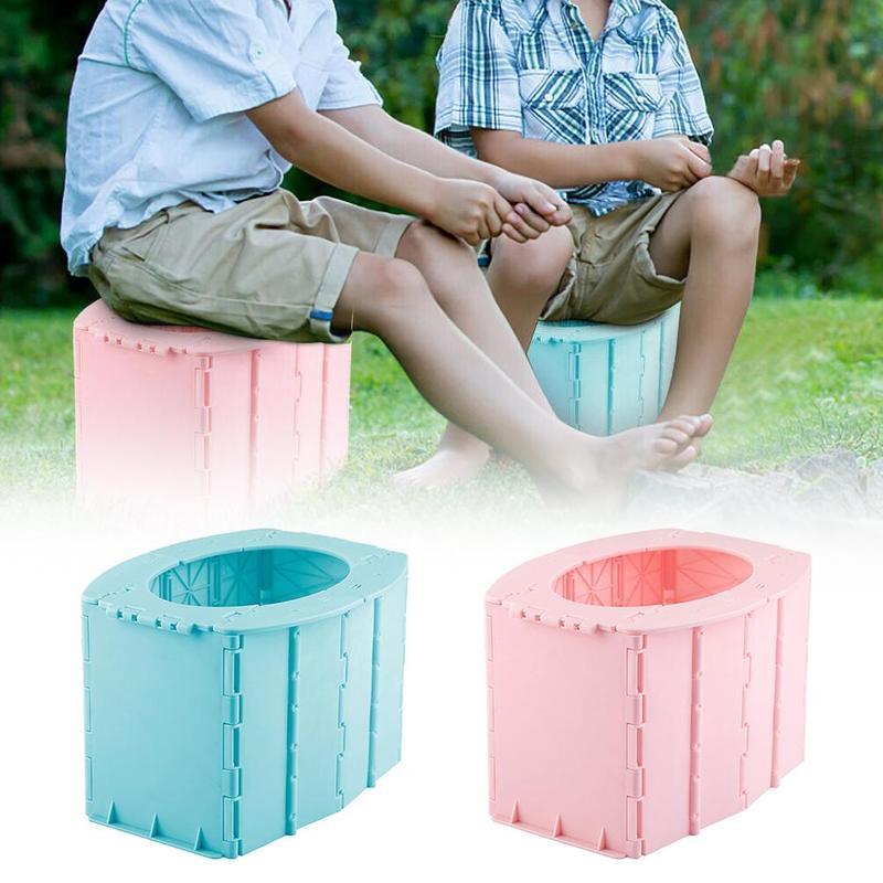 Portable Travel Folding Toilet Urinal Mobile Seat for Camping Hiking - Minihomy