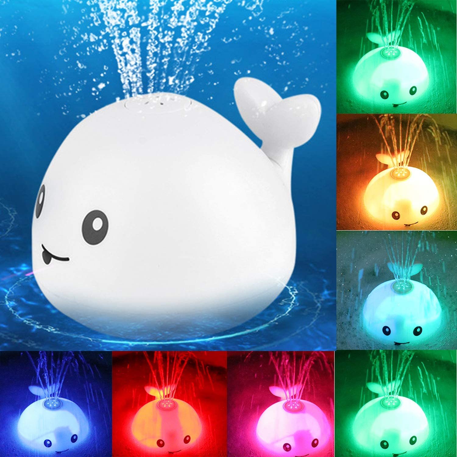 Electric Whale Bath Spray Toy for Baby - Safe & Fun! - Minihomy