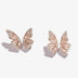 Exaggerated Bohemian Crystal Butterfly Earrings - Minihomy