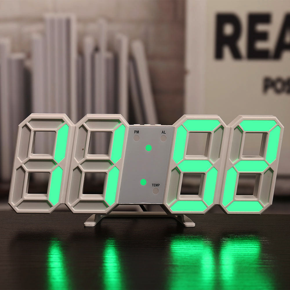 Led Living Room Wall Clock Electronic Clock - Minihomy