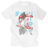 Chainsaw Man Summer All-Match Men'S Casual Short Sleeve