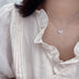 Ladies Exquisite Double Layer Clavicle Chain Necklace Jewelry - Minihomy