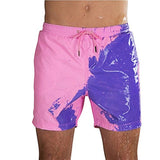 Magical Change Color Beach Shorts Summer Men Swimming Trunks Swimwear Swimsuit