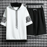 Short-Sleeved T-Shirt Loose Sports Suit Men