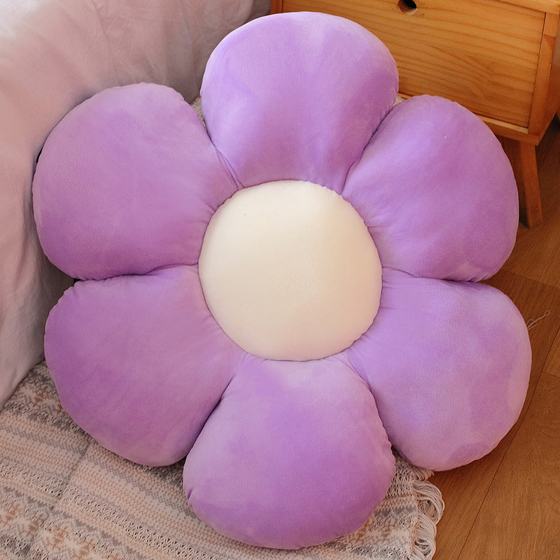 Color Flower Pillow Sun Flower Plush Cushion