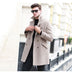 Double-breasted Mid-length Woolen Coat - Minihomy