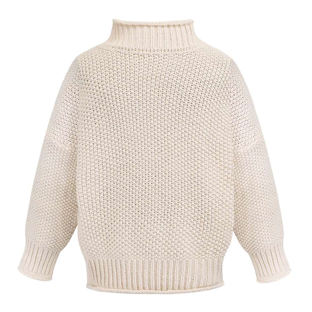 Cardigan Thick Thread Turtleneck Pullover - Minihomy