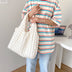 Cute Pleated Puff Shoulder Bag - Women's Large-Capacity Cloud Armpit Bag - Minihomy