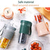 Portable Blender, USB Rechargeable Smoothie Maker, Fruit Juicer, Sports Bottle, Multifunction Blender - Minihomy