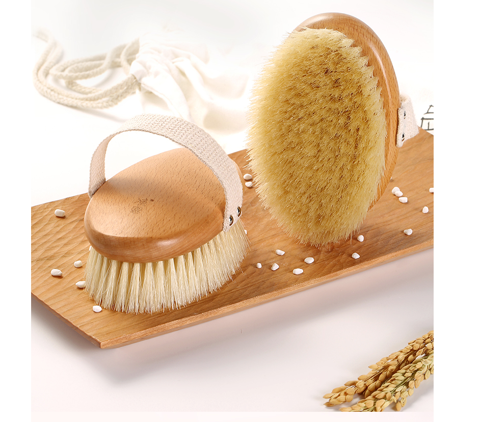 Bristle Brush Bath Brush Body Fat Brush Skin Brush - Minihomy