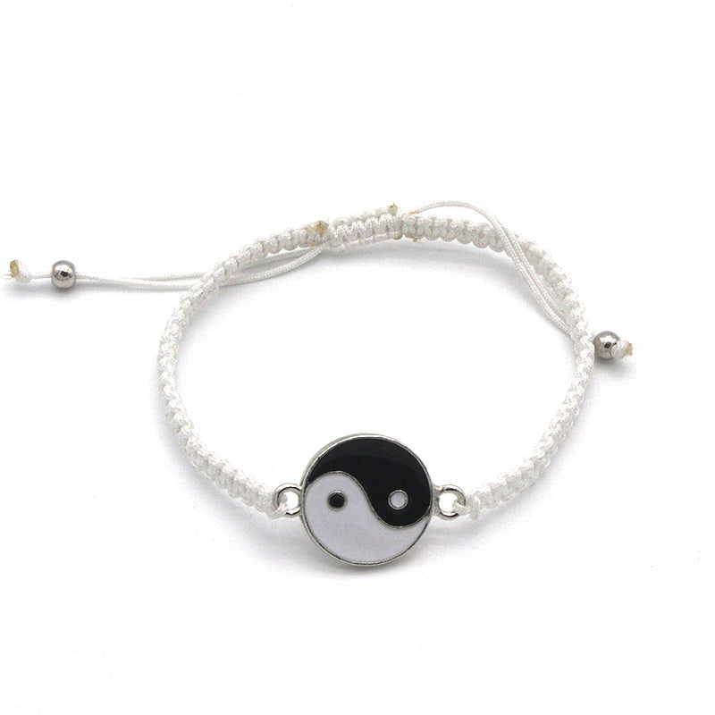 Alloy Eight-diagram-shaped Appetizer Braided Bracelet - Minihomy