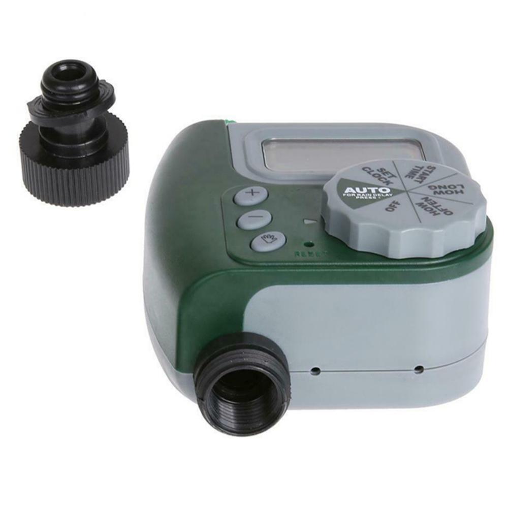 Intelligent LCD Garden Irrigation Controller Timer - Automatic Watering System with Adjustable Cycle & Duration - Minihomy