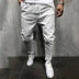 Men's Pants Solid Color Cropped Pants With Elastic Band - Minihomy