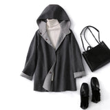 Winter wool coat for women