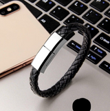 Bracelet Charger USB Charging Cable - Wearable Data Cable for iPhone 14, 13 Max, and Android Devices