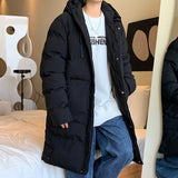 Men's Mid Length Winter Plush And Thickened Japanese Work Clothes Cotton Coat