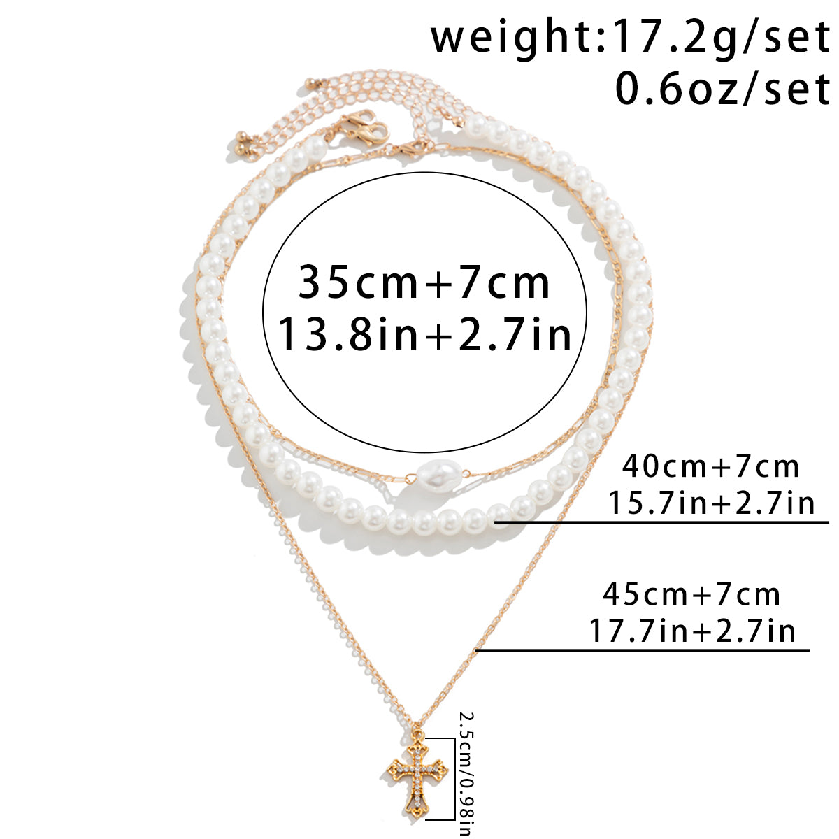 3-piece Set Of Starfish Shell Pearl Necklace: Embrace Beachy Elegance - Minihomy