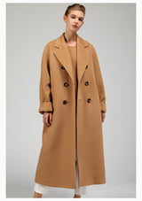 Women's Double Breasted Double Faced Cashmere Coat