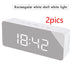 Digital LED multi-function mirror clock - Minihomy