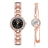 Watches-Set Bangle Clock Bracelet Wrist-Watch Quartz Women Fashion Ladies Brand Luxury