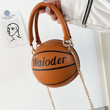 Basketball Shape Handbags and Purses for Women