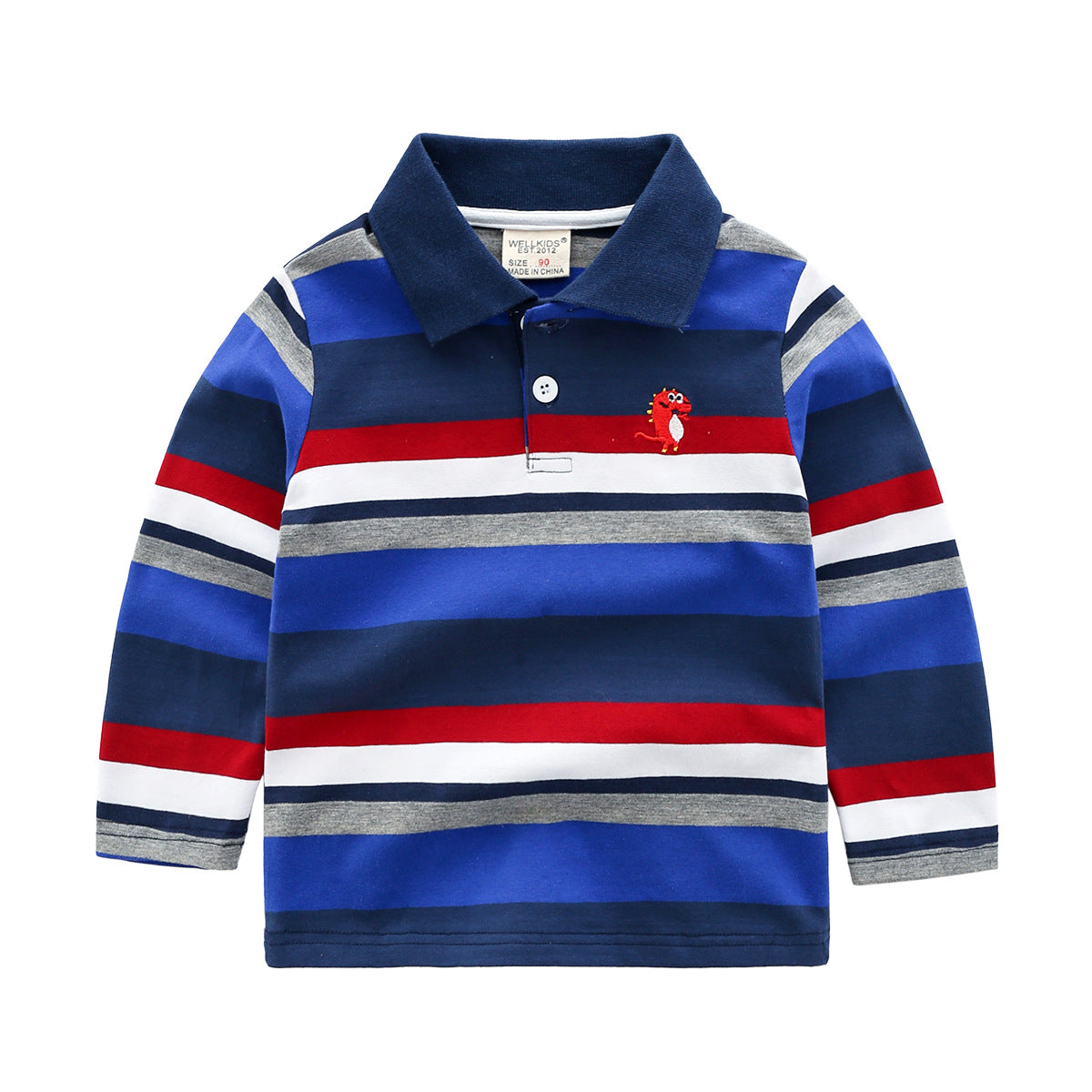 Boys striped long sleeve T-shirt