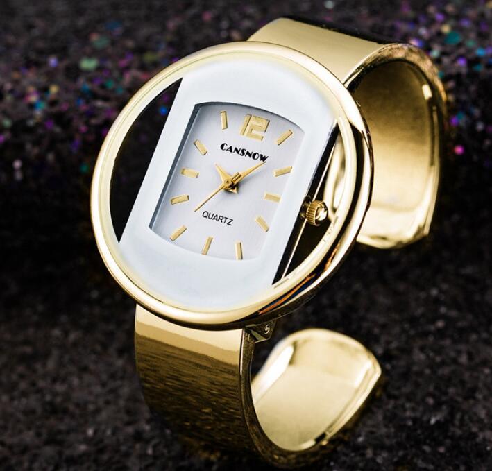 Women Watches New Luxury Brand Bracelet Watch Gold Silver Dial Lady Dress Quartz Clock