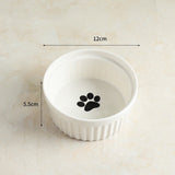 Cervical Spine Protection Cat Food Bowl - Elevated Pet Bowl for Healthy Eating