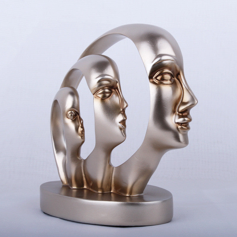 Resin Statue Sculpture Artwork Modern Ornaments