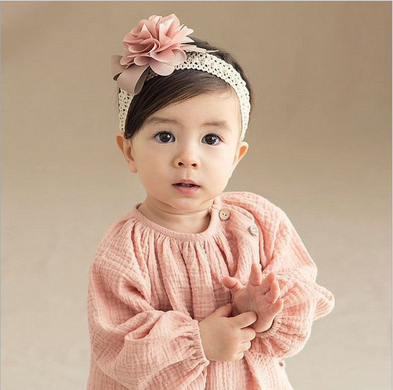 Baby Lace Headband: Flower Style Fabric Hair Band