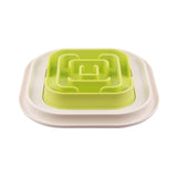 Anti-choking dog bowl slow food bowl