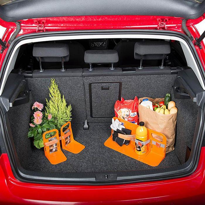 Multifunctional Car Back Auto Trunk Fixed Rack Holder Luggage Box Stand Shake-proof Organizer - Minihomy